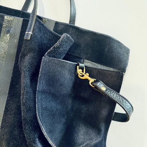 Clare V Navy and Black Satchel - Picture 7 of 16